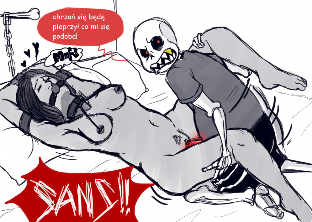 Horror Sans and Frisk Hentai