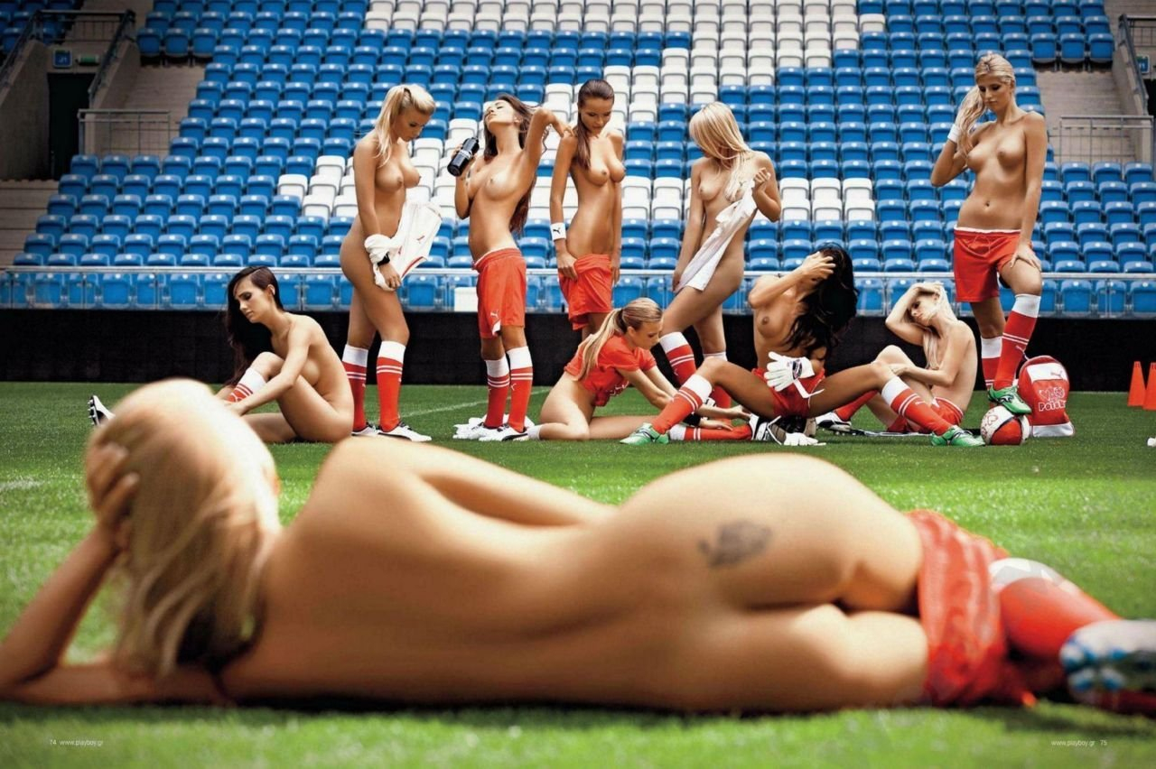 Football fans - porn photo