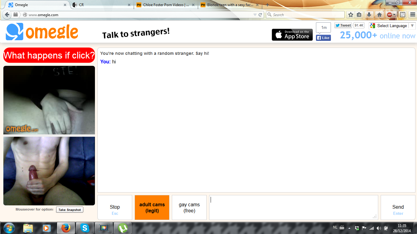 Omegle stickcam