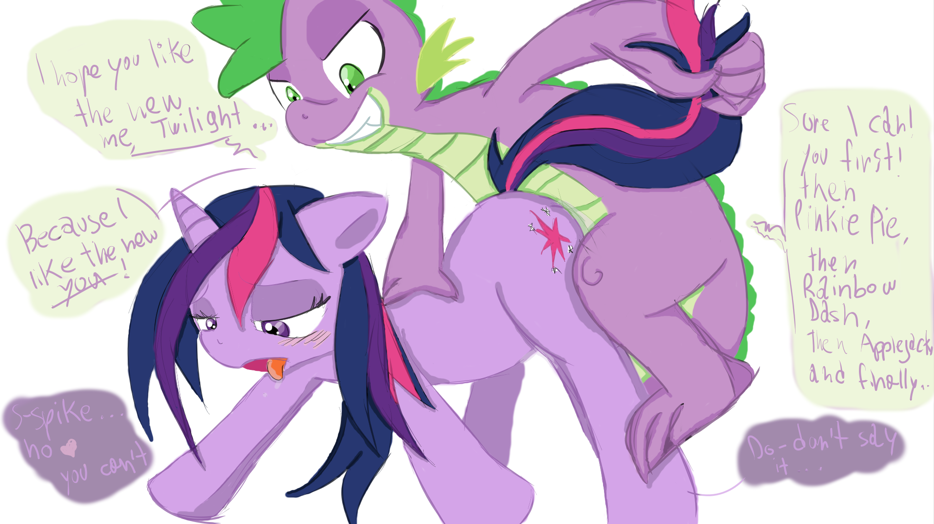 1916px x 1075px - MLP Spike and Twilight (42 photos) - sex and porn