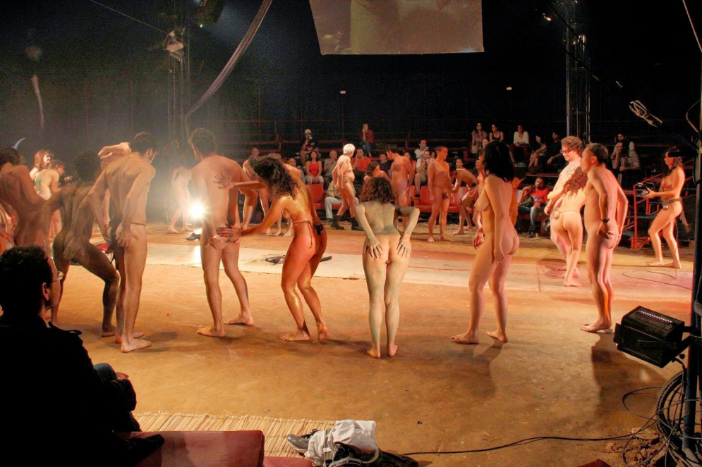 Naked theatrical productions
