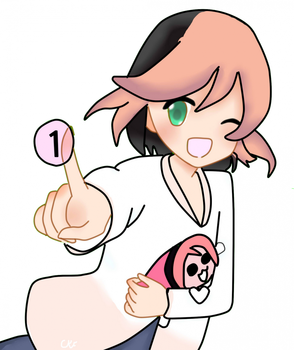 Hentai Girl with pink hair