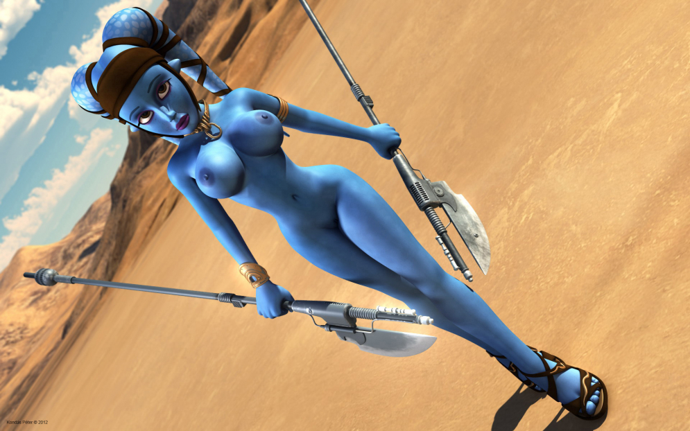 Naked Aila Secuur Star Wars