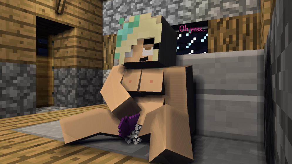 Naked in Minecraft