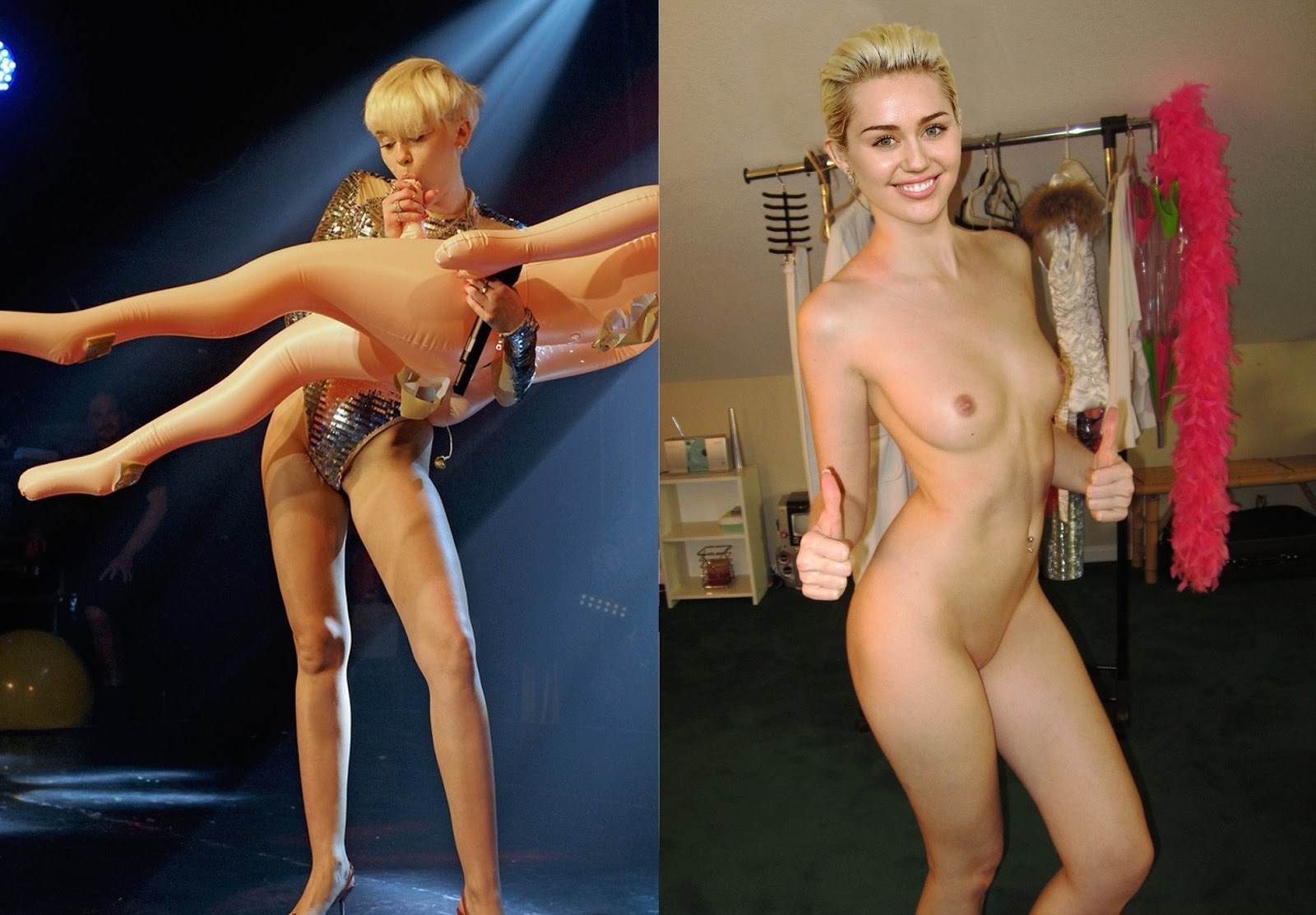 Miley cyrus fake nude
