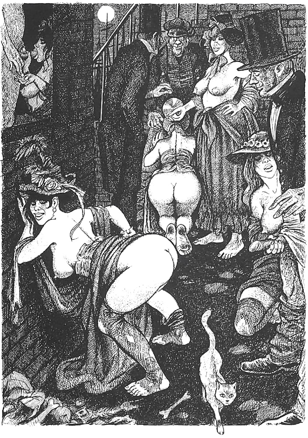 Erotic engravings of Thomas Rowlandson