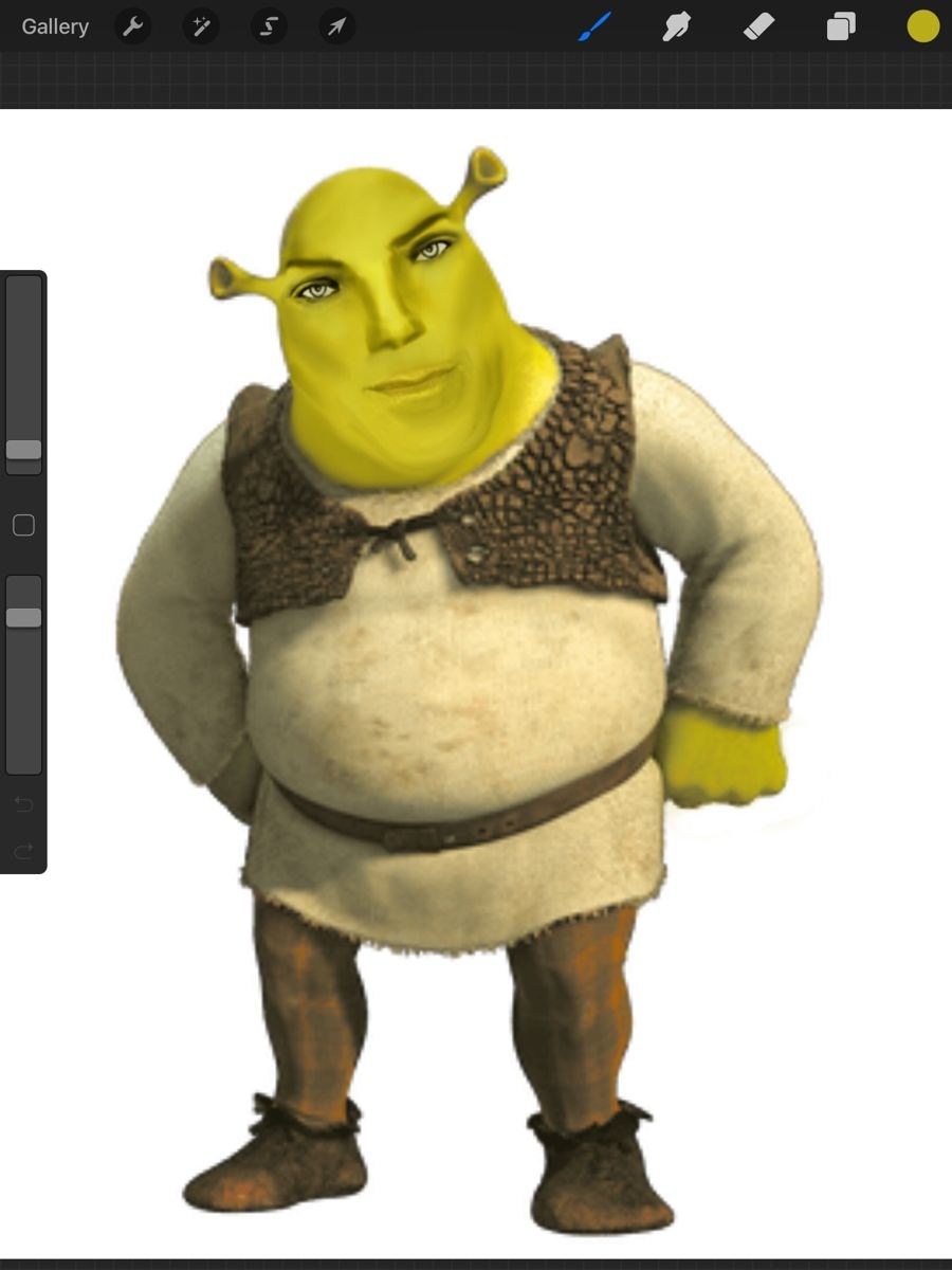 Finger from the cartoon Shrek