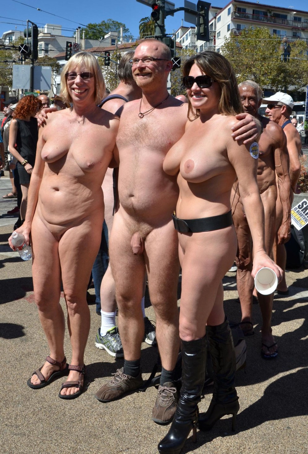 Nudist families CFNM picnic