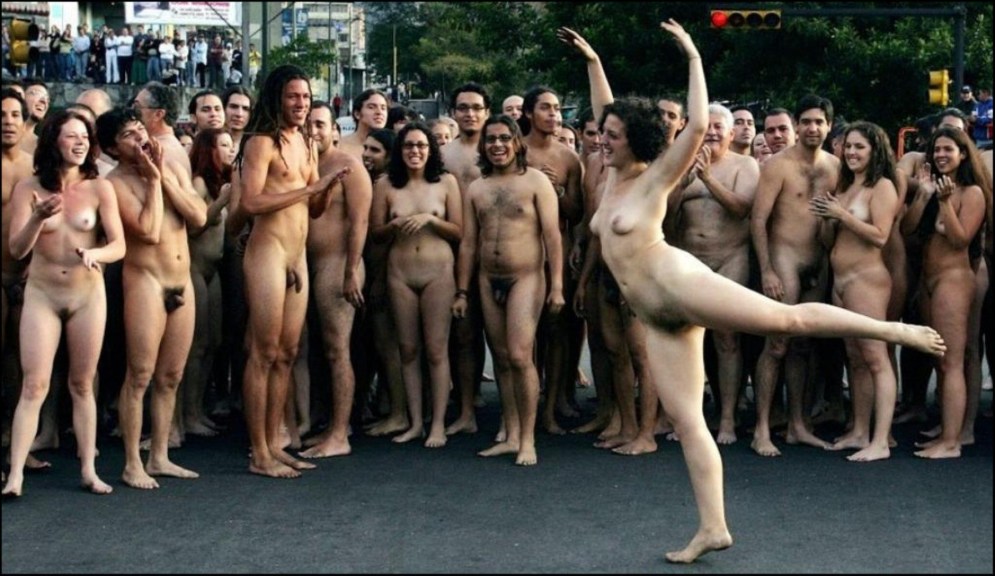 Naked women of different complexes