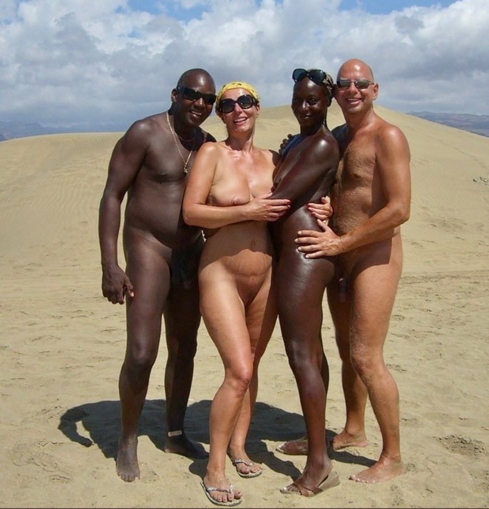 Naked women in different places